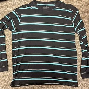 Rip Curl relaxed fit XL striped long sleeve